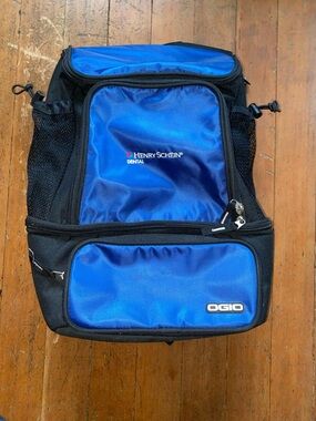 OGIO cooler backpack Blue & Black Men’s  with Henry Schein Dental Logo